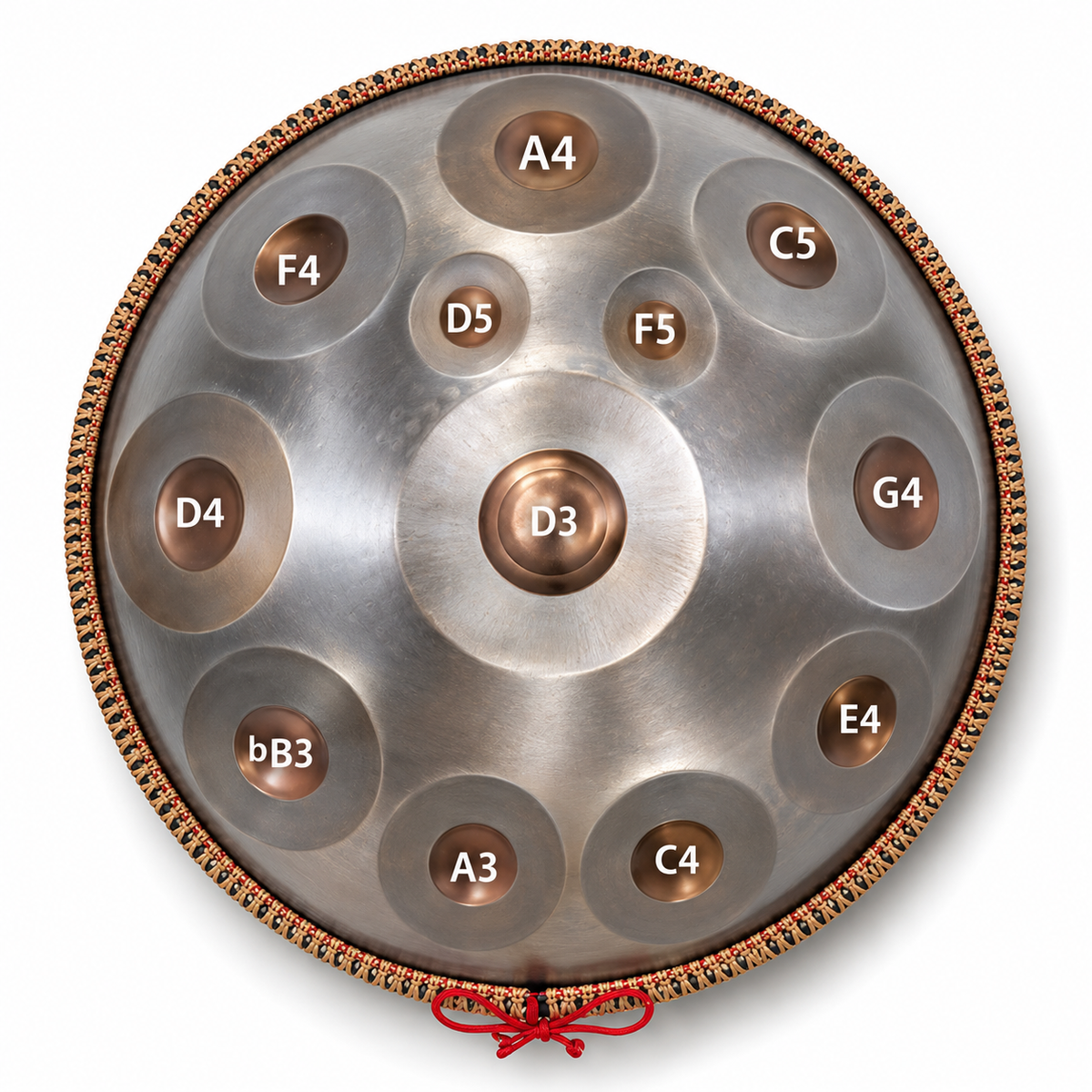 Mondlicht Handpan | D Minor | Edelstahl | 9, 10 & 12 Töne
