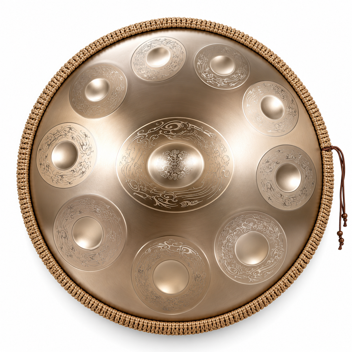 Morgenglanz Handpan | D Kurd | Edelstahl | 9, 10, 12 & 14 Töne
