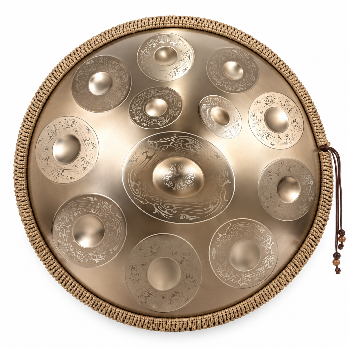 Morgenglanz Handpan | D Kurd | Edelstahl | 9, 10, 12 & 14 Töne