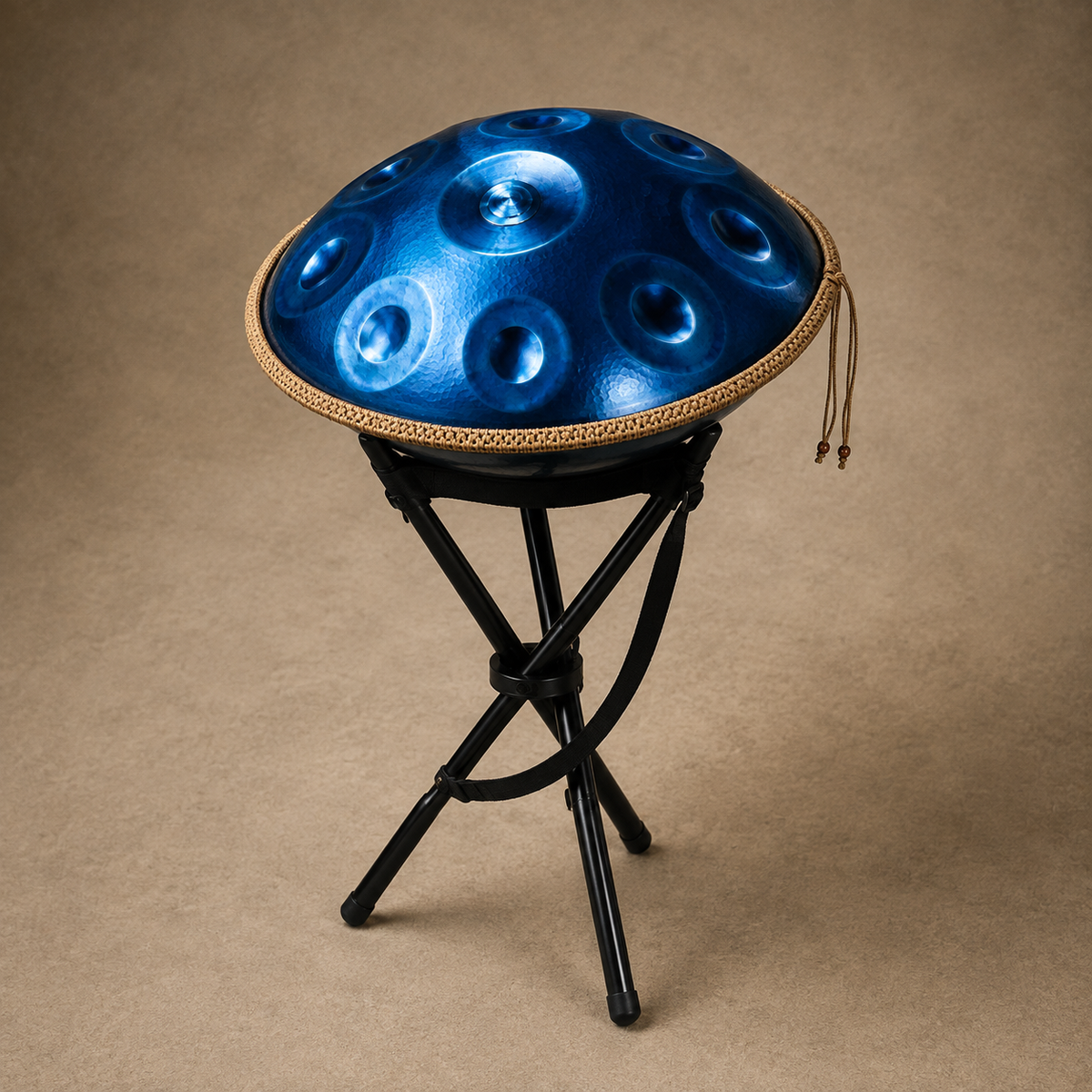 Klangraum Handpan | D Kurd | 16 & 18 Töne | Edelstahl