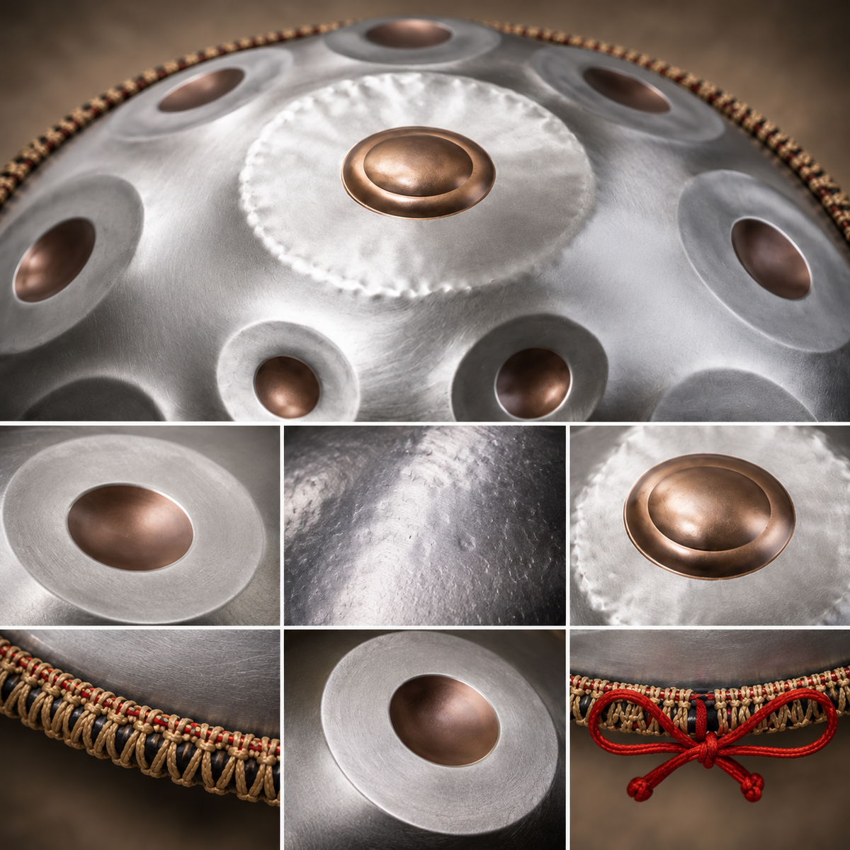 Mondlicht Handpan | D Minor | Edelstahl | 9, 10 & 12 Töne