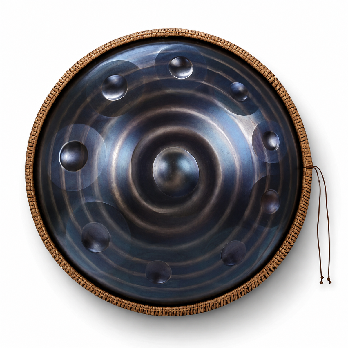 Nachtklang Handpan | D Minor | Edelstahl | 9 & 10 Töne
