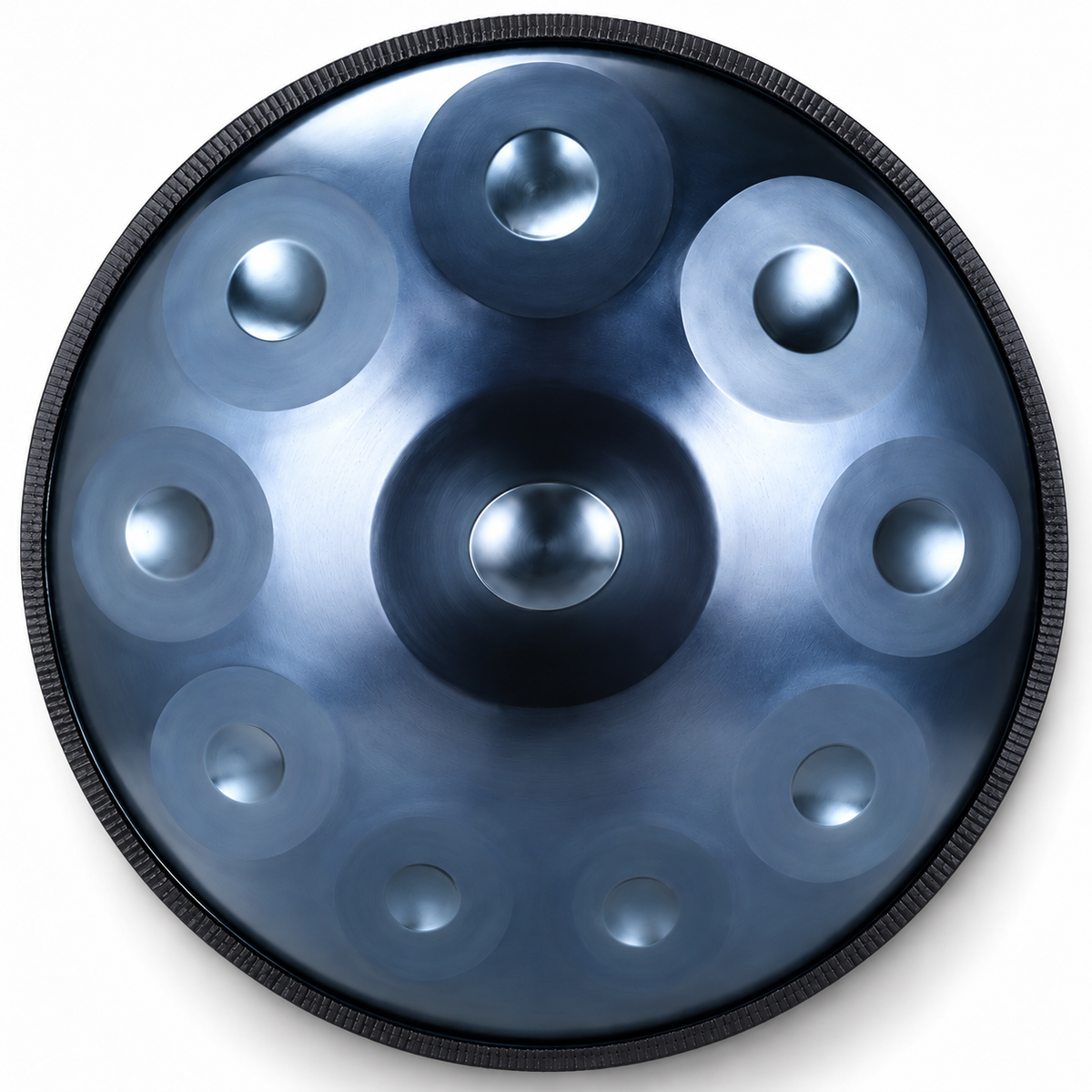 Tiefenruhe Handpan | D Kurd | Edelstahl | 9, 10 & 12 Töne | 440 Hz