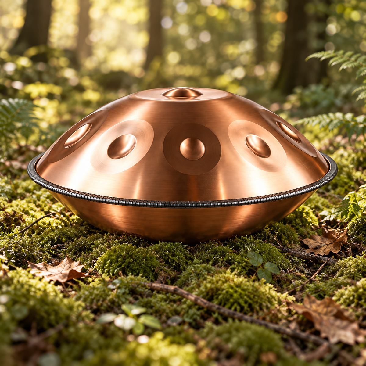 Erdklang Handpan | D Kurd | Edelstahl | 9, 10 & 12 Töne