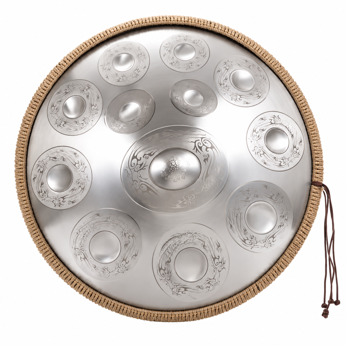 Morgenglanz Handpan | D Kurd | Edelstahl | 9, 10, 12 & 14 Töne