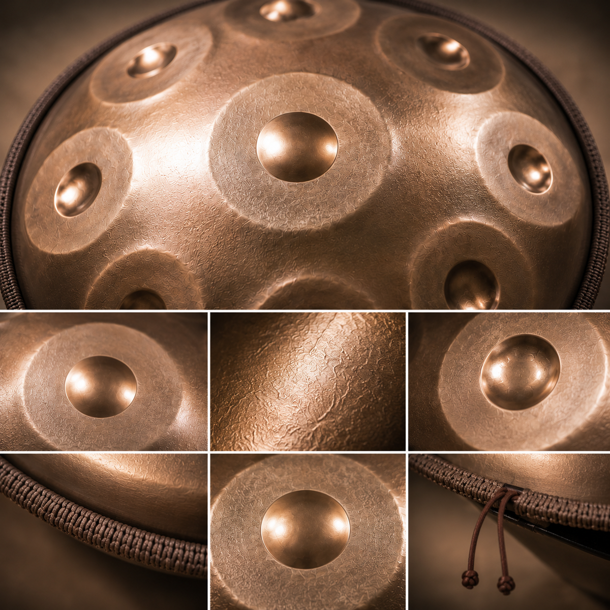 Abendrot Handpan | D Minor | Edelstahl | 9, 10, 12 & 14 Töne