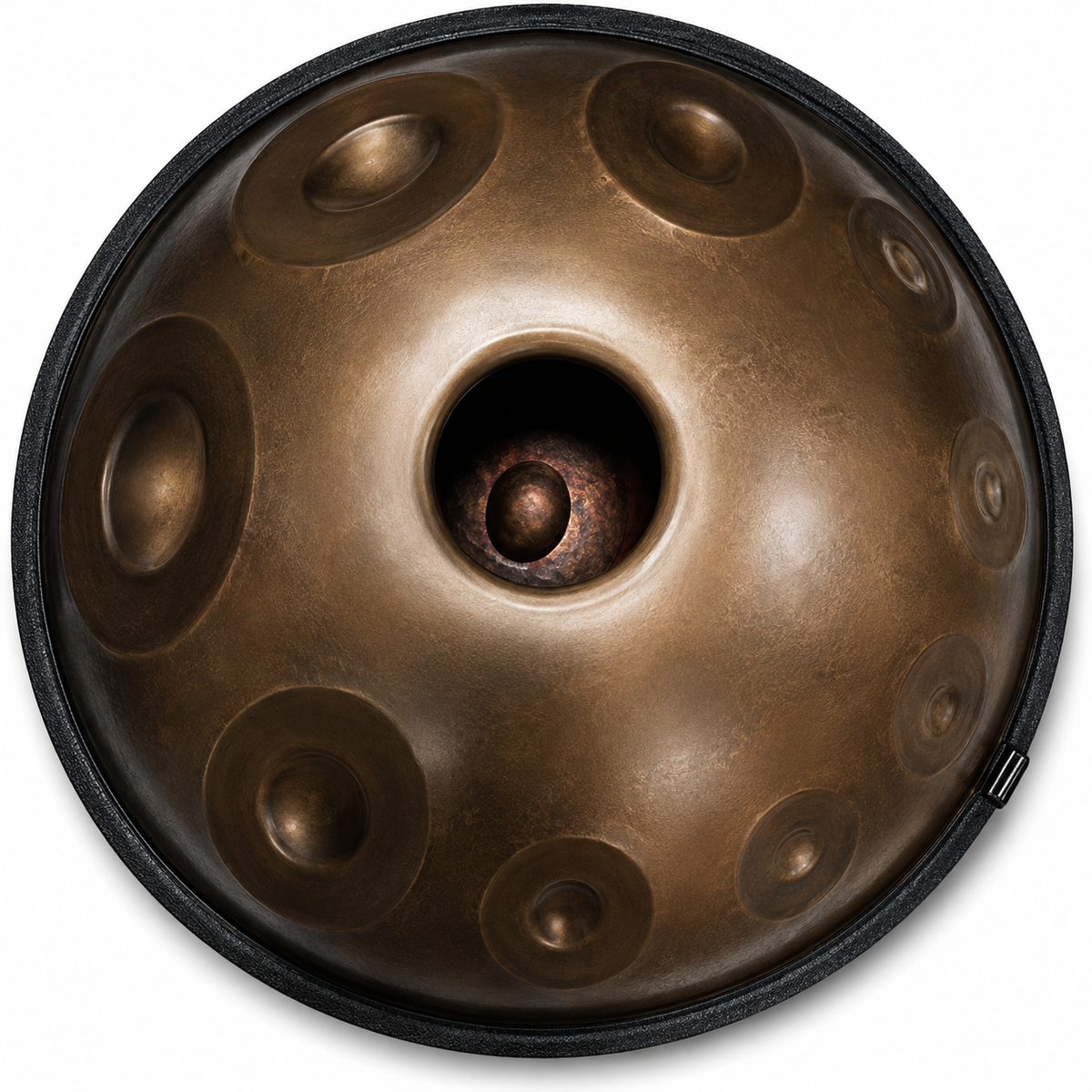 Bernstein Handpan | F Pygmy | 21 Töne | Edelstahl