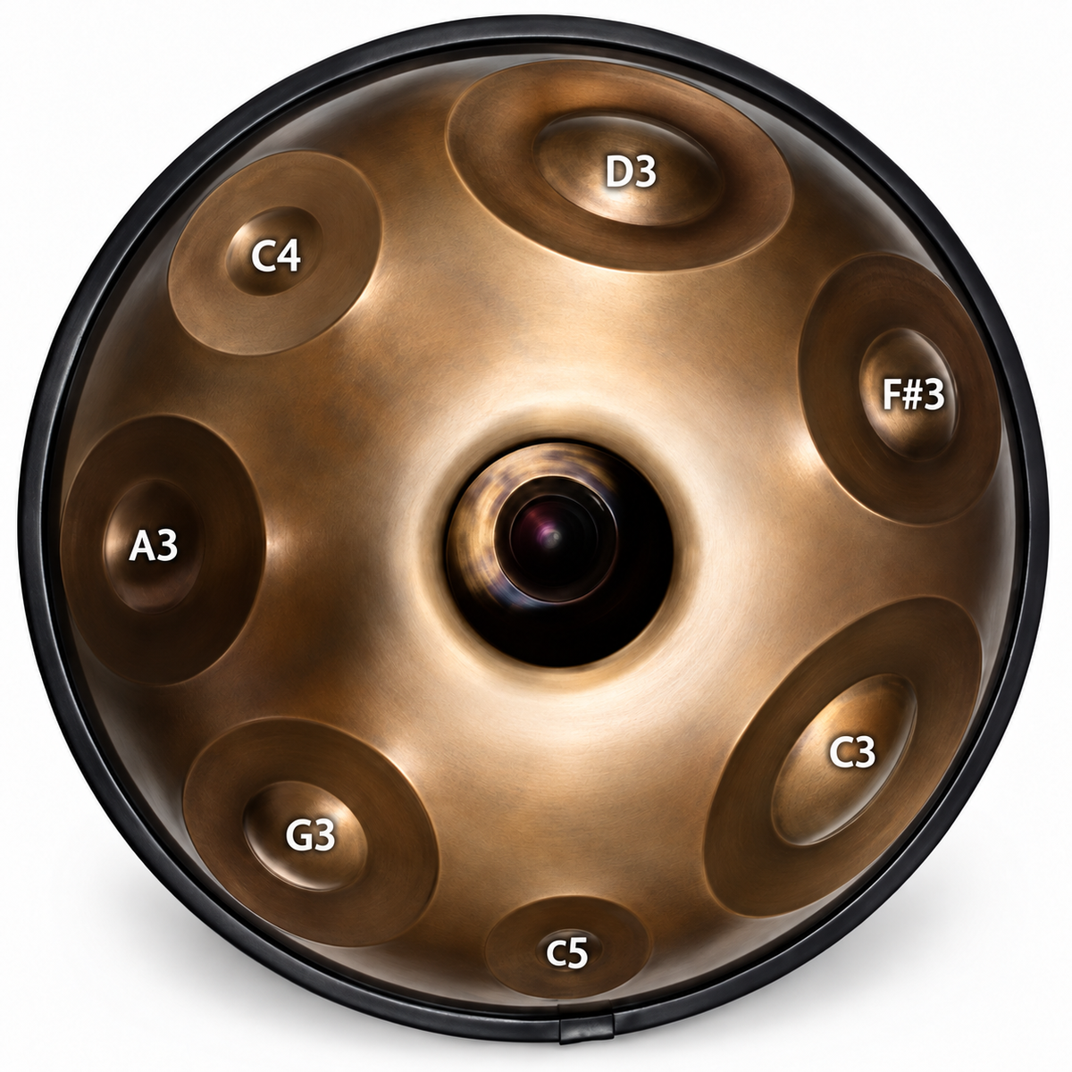 Dämmerung Handpan | E Amara | 20 Töne | Edelstahl