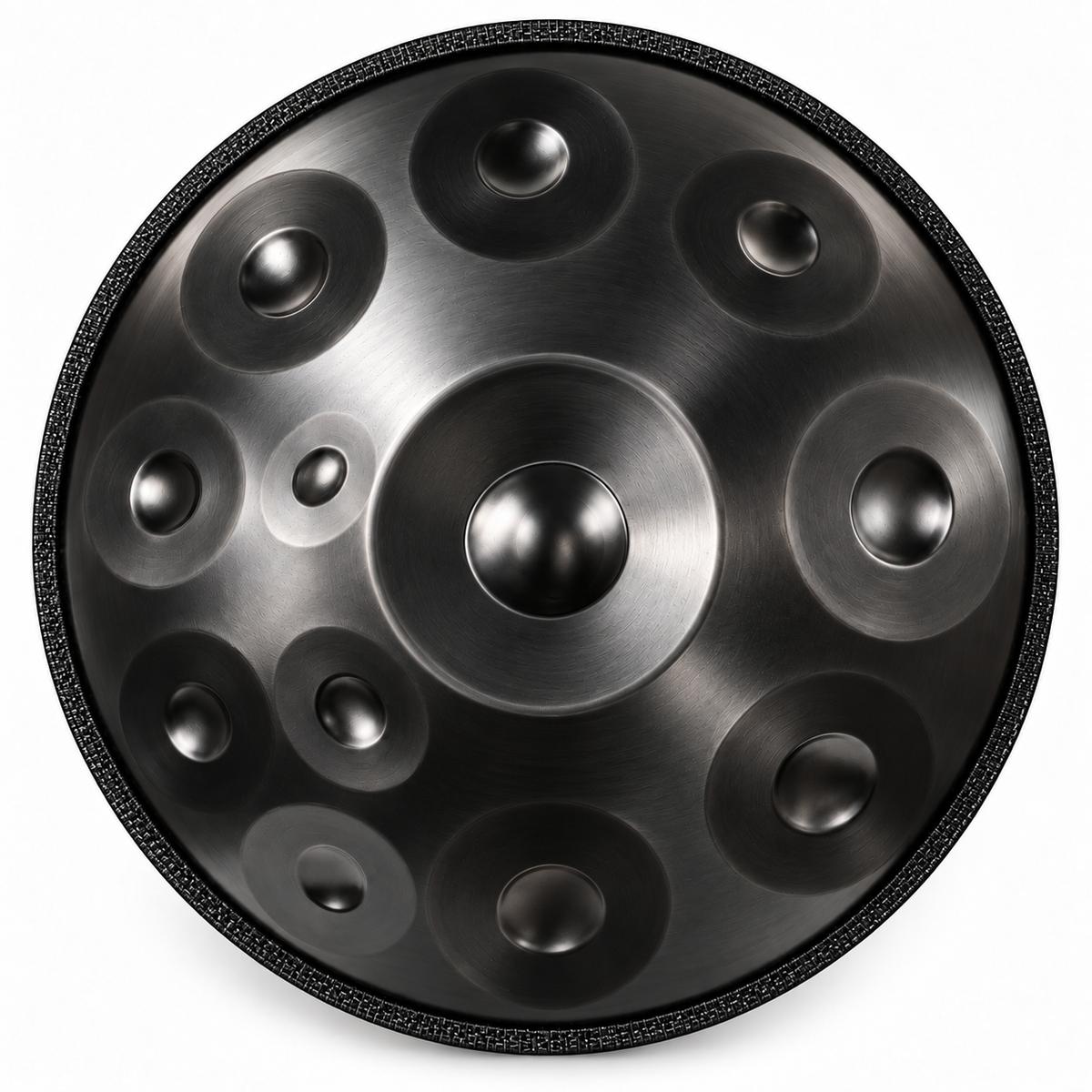Schiefer Handpan | D Kurd | Nitrierter Stahl | 9, 10, 12 & 14 Töne