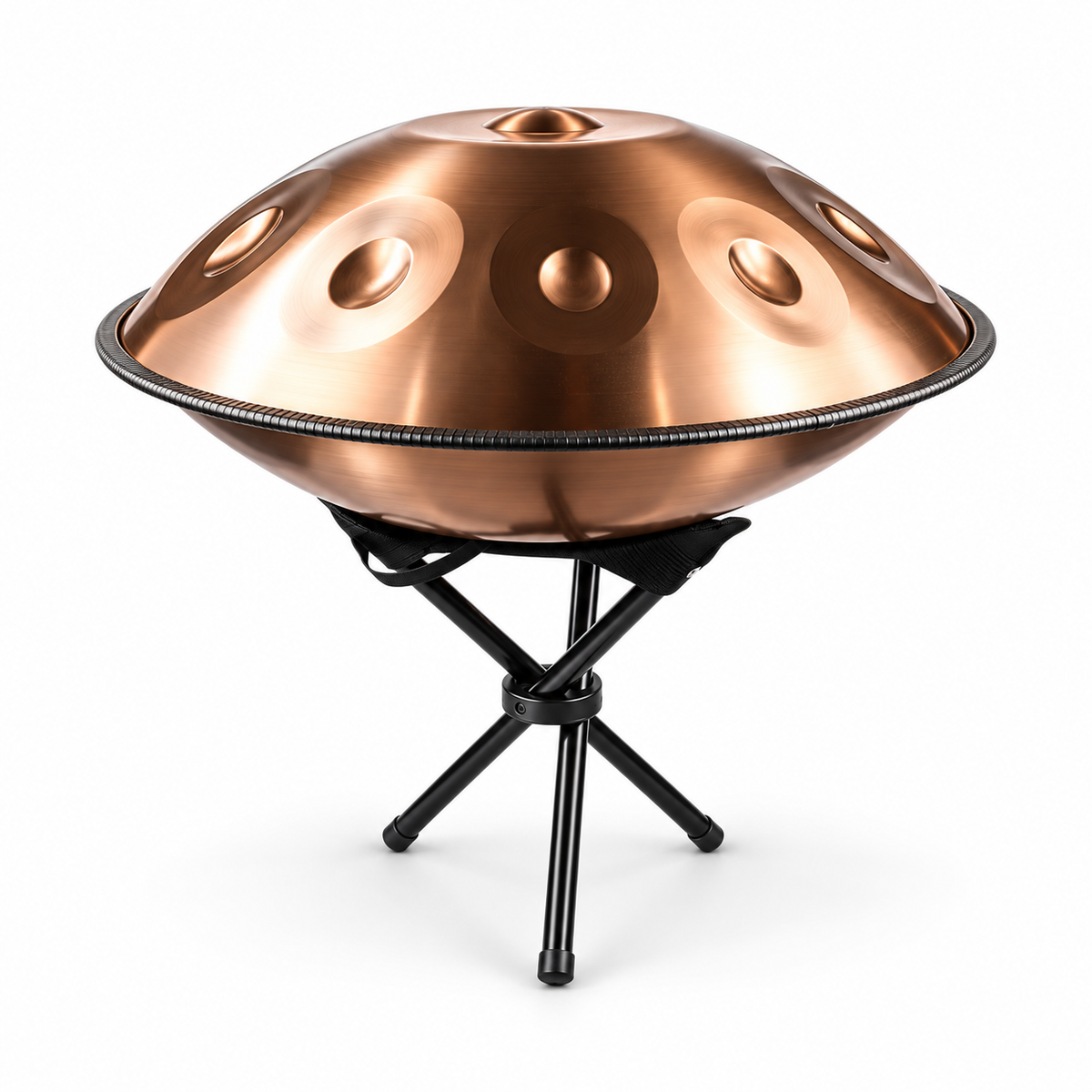 Erdklang Handpan | D Kurd | Edelstahl | 9, 10 & 12 Töne